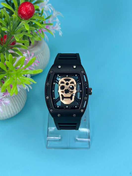 Luxury Non-Waterproof Skull Skeleton Concept Watch