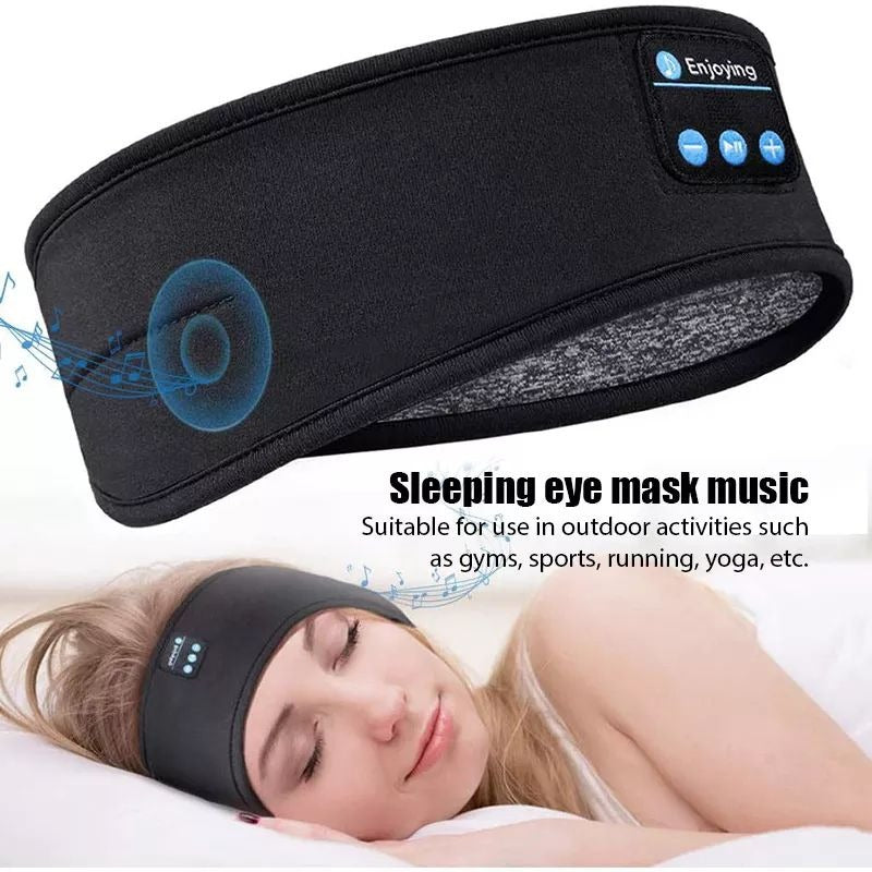 Wireless Bluetooth Music Headband With Built