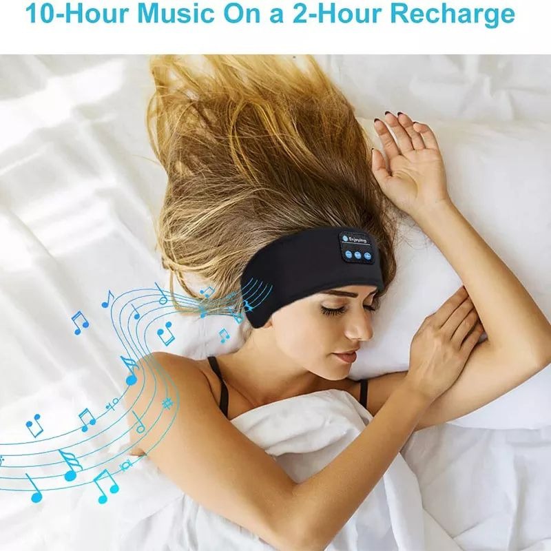 Wireless Bluetooth Music Headband With Built
