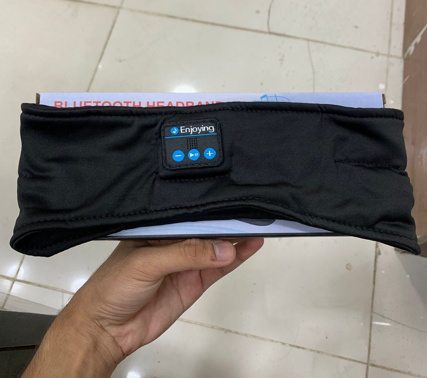 Wireless Bluetooth Music Headband With Built