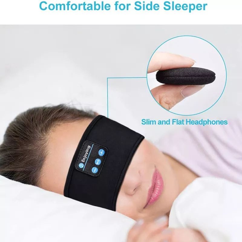 Wireless Bluetooth Music Headband With Built