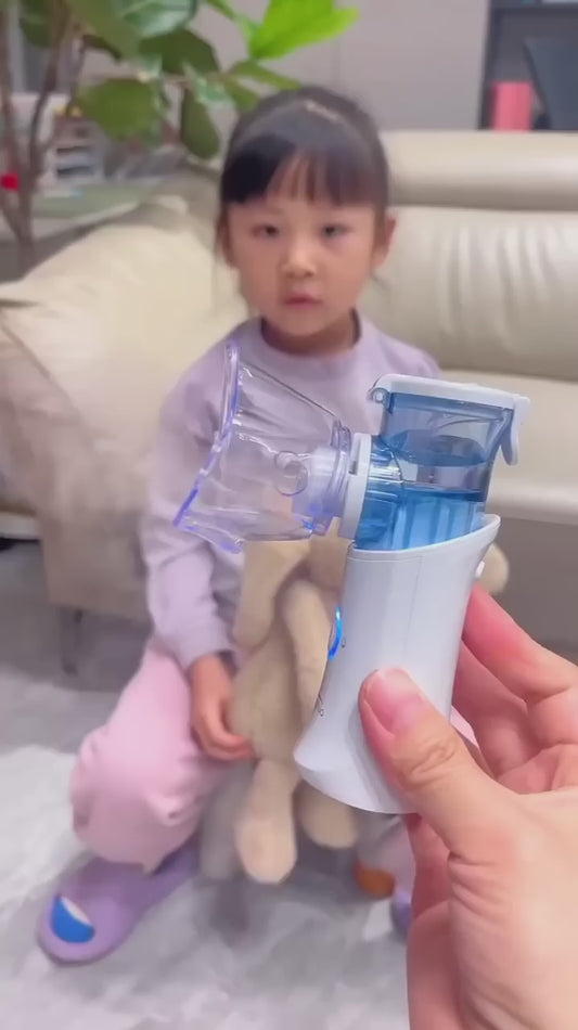 Mini Portable Silent Nebulizer Handheld Inhaler Atomizer: Medical Grade Mesh Technology For Asthma And Respiratory Care